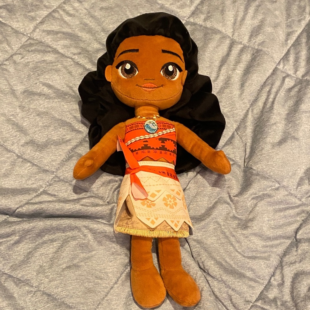 Disney Moana Stuffed Animal - Red and Brown